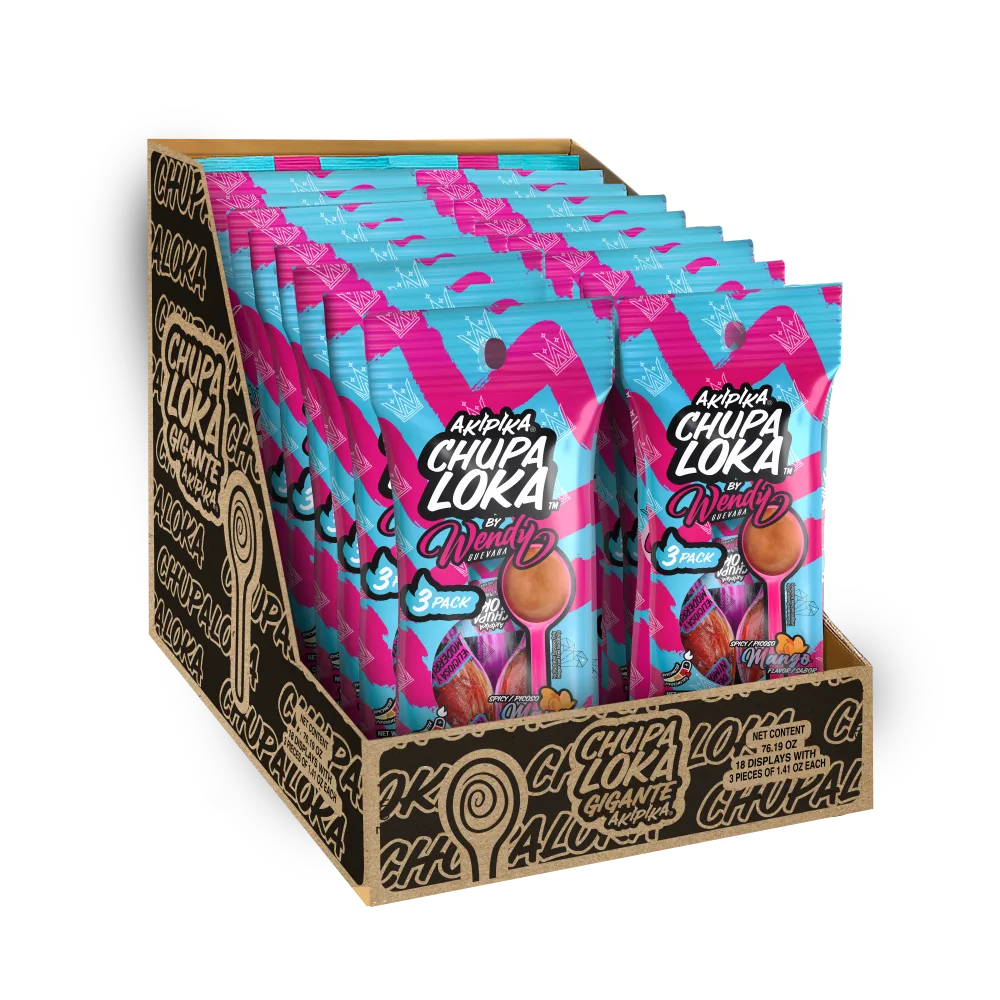Master Case Chupaloka Wendy, 18 units for wholesale distribution.