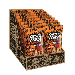 Bulk Master Case Chupaloka Tamarind, 18 Display Boxes wholesale.