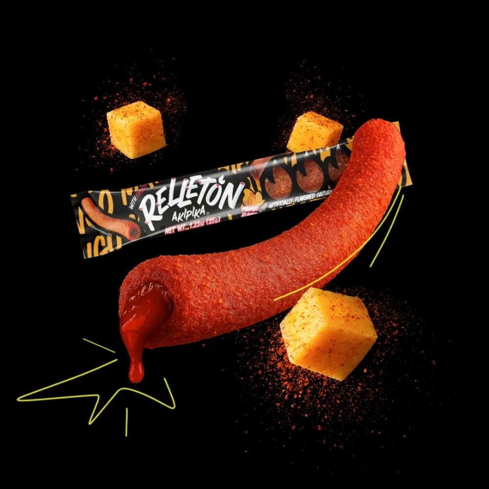 Akipika Relleton Mango - Filled candy.