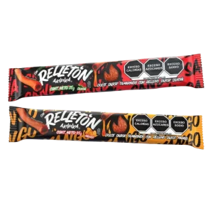 Akipika Relletón filled candy line presentation.